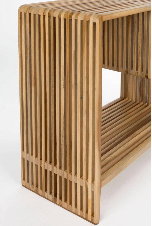 Housecraft living Djia Bijzettafel Nachtkastje Teak Hout Bruin} - Foto 2