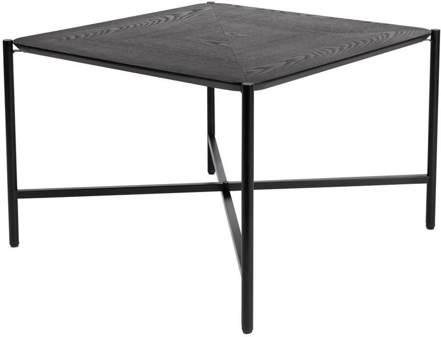 Housecraft living Feliz Lifestyle Marcio Salontafel Vierkant Hout Metaal 40x40 cm Zwart - Foto 2