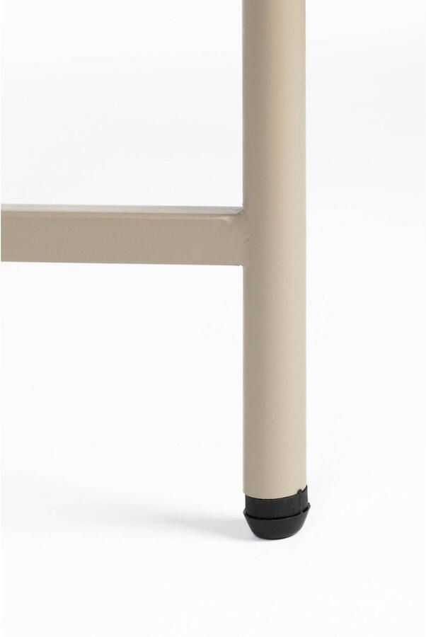 Housecraft living Feliz Lifestyle Marcio Salontafel Vierkant Hout Metaal 40x40 cm Beige - Foto 3