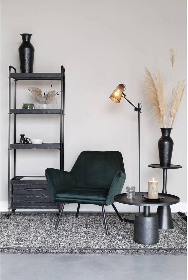 Housecraft Living Housecraft Mason Salontafel Rond Metaal 60x 60 cm Zwart - Foto 6