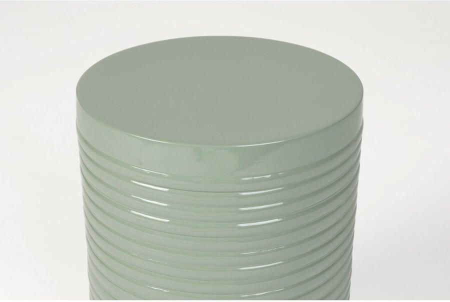 Housecraft living Feliz Lifestyle Sven Bijzettafel Rond Metaal 25x25 (S) cm Groen - Foto 3