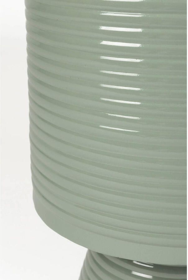 Housecraft living Feliz Lifestyle Sven Bijzettafel Rond Metaal 35x35 (L) cm Groen - Foto 2