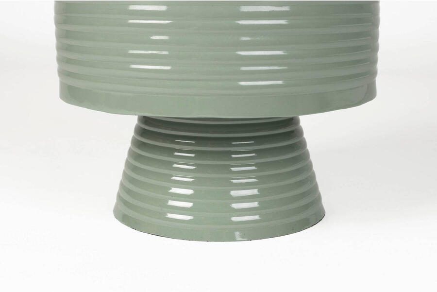 Housecraft living Feliz Lifestyle Sven Bijzettafel Rond Metaal 35x35 (L) cm Groen - Foto 3