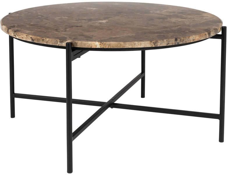 Housecraft Living Housecraft Tooz bijzettafel Rond 60 cm Marmer Bruin - Foto 3