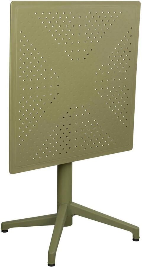 Housecraft Living bistrotafel George Bistrotafel Tuintafel Balkontafel Inklapbaar 70x70 cm Groen - Foto 3