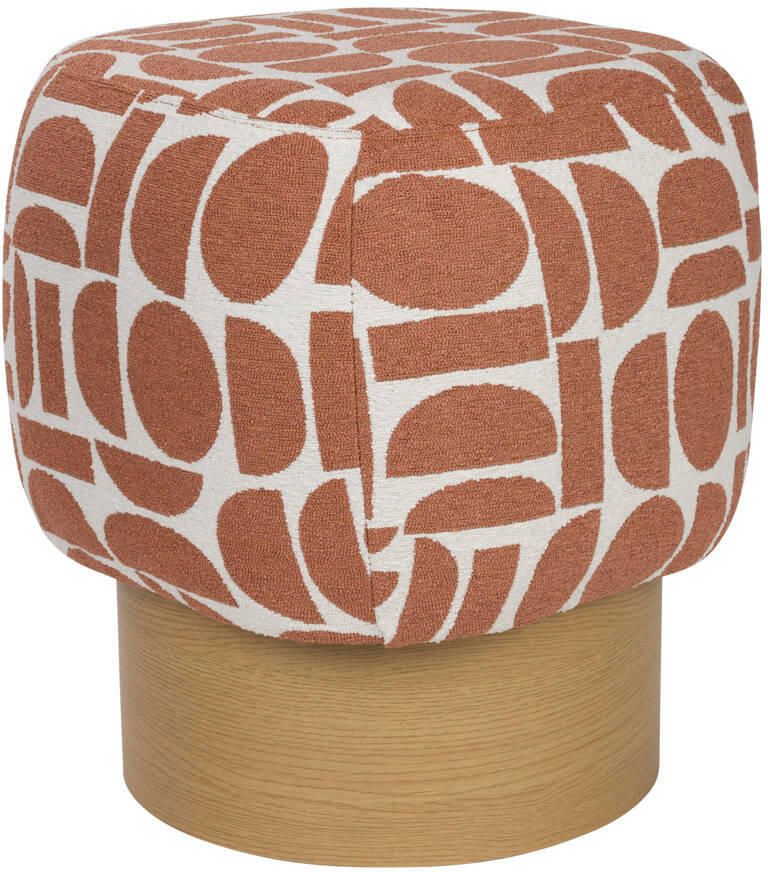 Housecraft Living Cyril Poef| Krukje Terra Rood