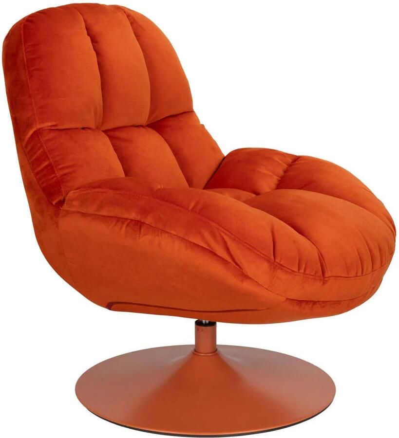 Housecraft living Beefy Fauteuil Draaibaar Oranje