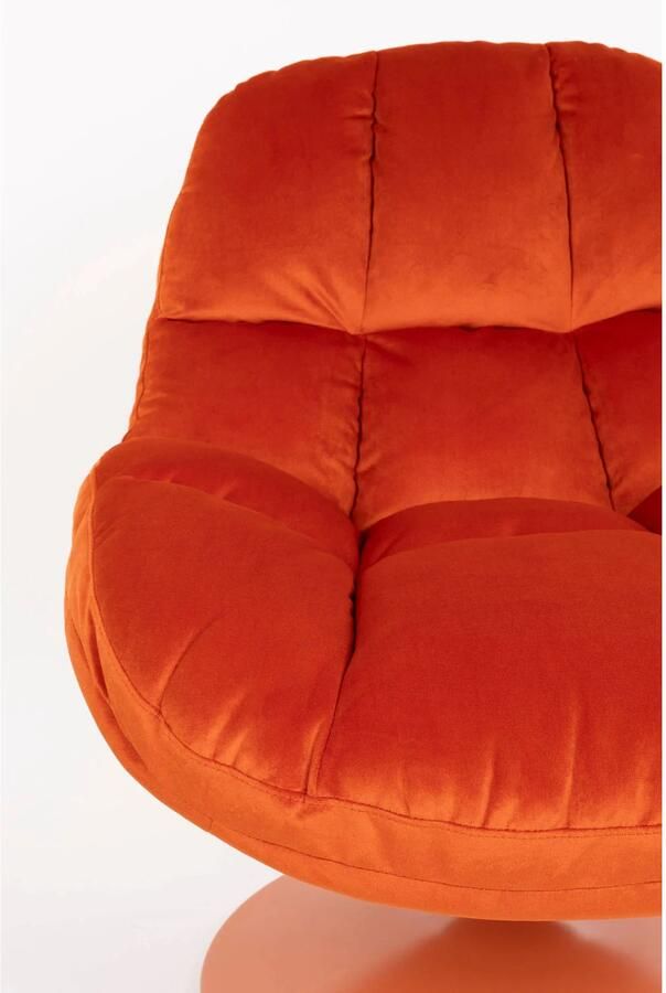 Housecraft living Beefy Fauteuil Draaibaar Oranje - Foto 3