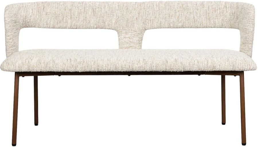 Housecraft Living eetkamerbank Chelsea 148 cm beige - Foto 2