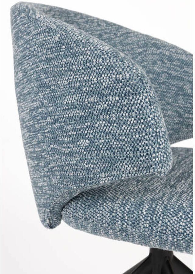 Housecraft living Feliz Lifestyle Balado Eetkamerstoelen Blauw Set van 2 - Foto 4