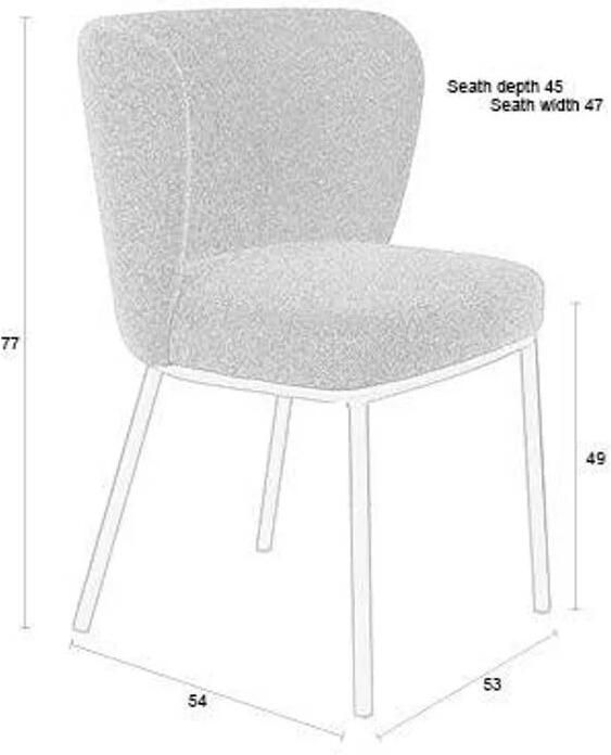 Housecraft Living Housecraft Guus Eetkamerstoelen Beige Set van 2 - Foto 3