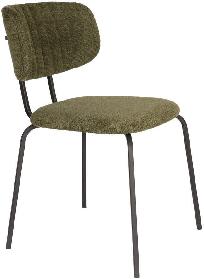 Housecraft Living Housecraft Jaze Eetkamerstoelen Groen Set van 2 - Foto 4