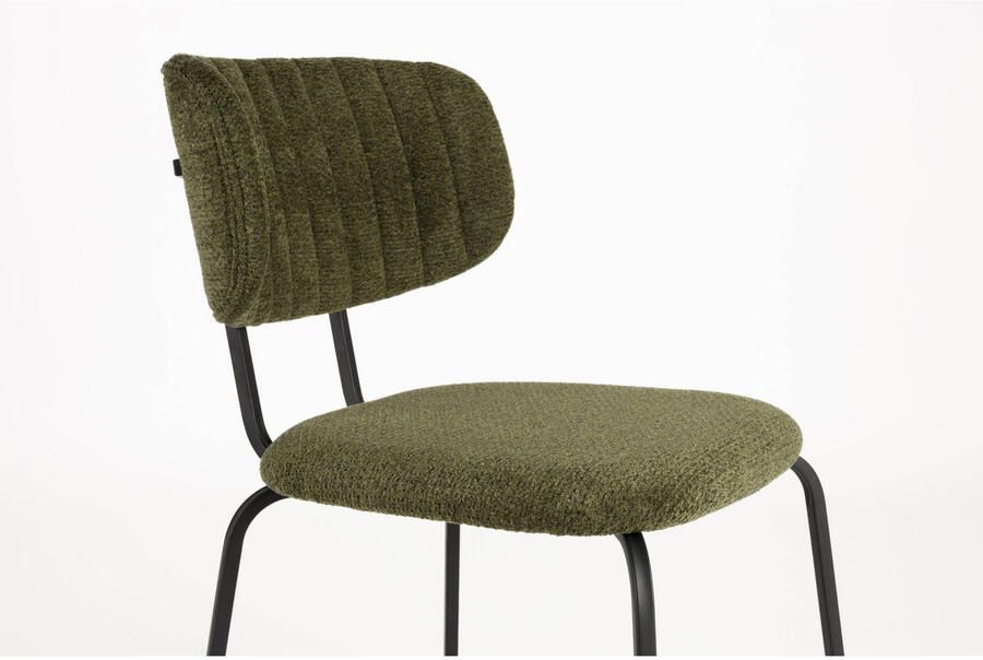 Housecraft Living Housecraft Jaze Eetkamerstoelen Groen Set van 2 - Foto 2