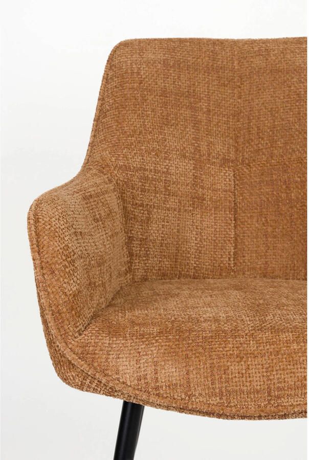 Housecraft Living Housecraft Jez Eetkamerstoelen armleuning Oranje Set van 2 - Foto 2