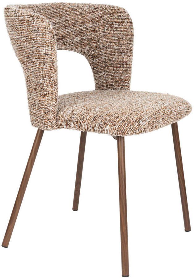 Housecraft Living eetkamerstoelen Chelsea bruin (set van 2)