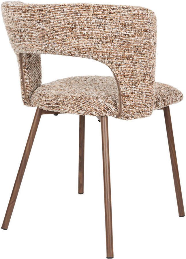 Housecraft Living eetkamerstoelen Chelsea bruin (set van 2) - Foto 2