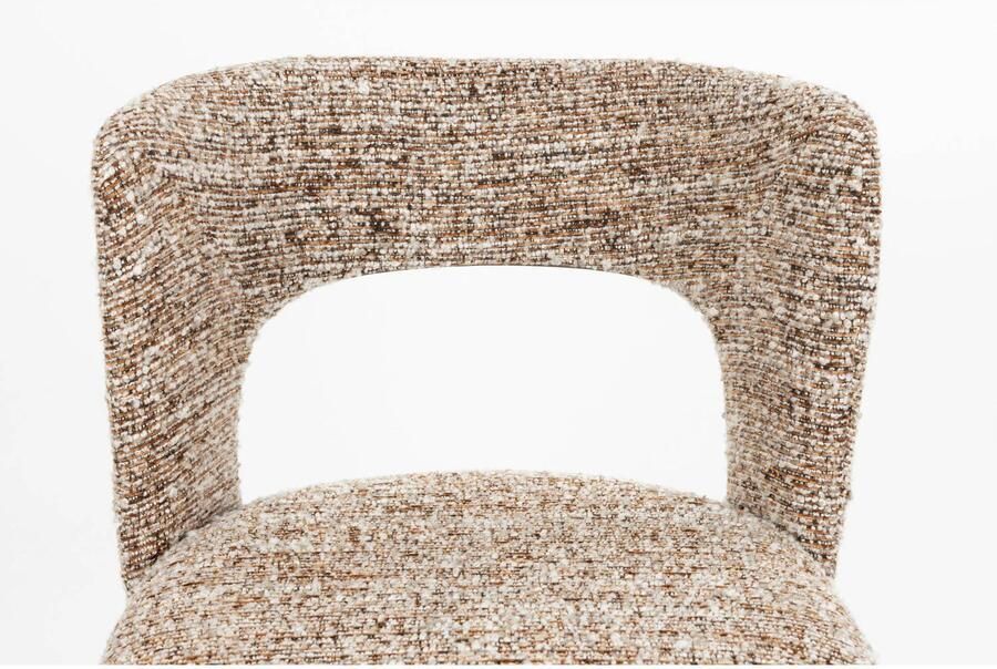 Housecraft Living eetkamerstoelen Chelsea bruin (set van 2) - Foto 3