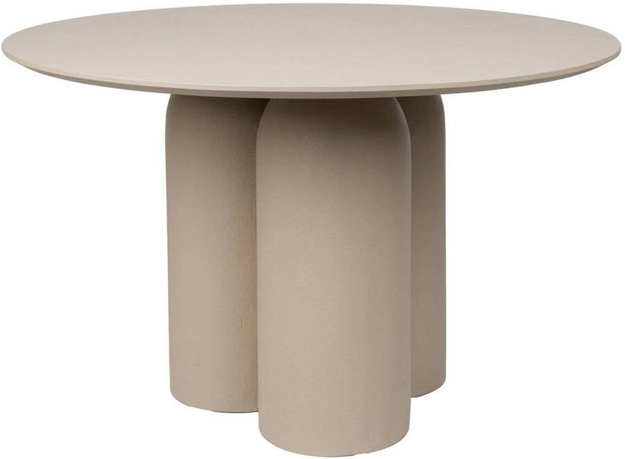 Housecraft living Ces Eettafel Rond 120 cm Beige