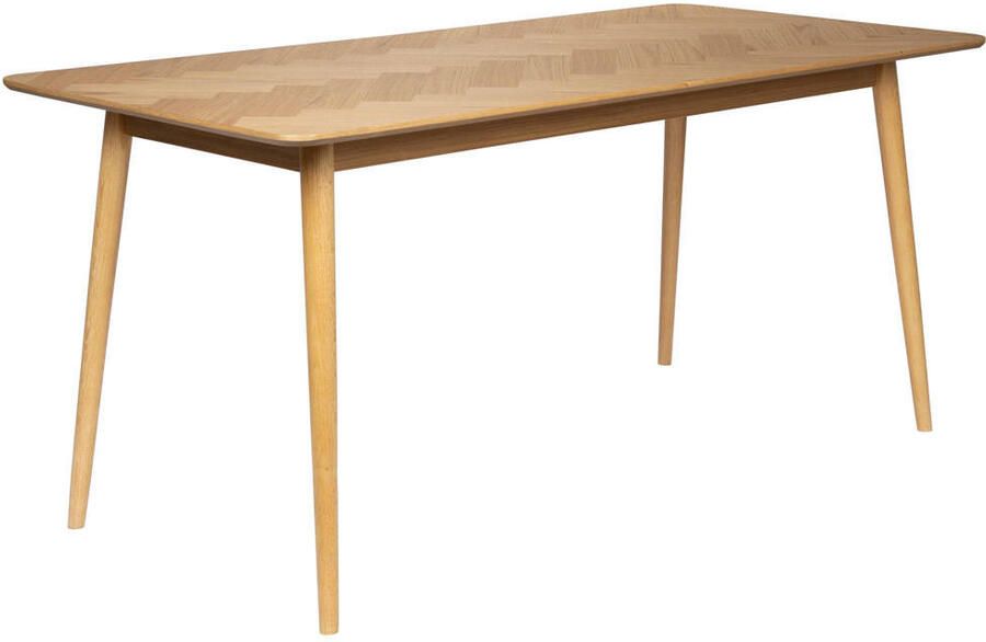 Housecraft Living Housecraft Fabio Eettafel Hout Visgraat 160x80 cm Naturel - Foto 3