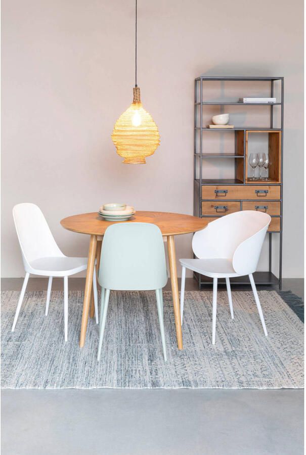 Housecraft Living Housecraft Fabio Eettafel Rond Hout 120 cm Naturel - Foto 8