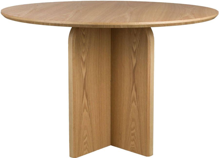 Housecraft living Laurent Eettafel Rond 120 cm Rond Hout Naturel Beige Bruin - Foto 3