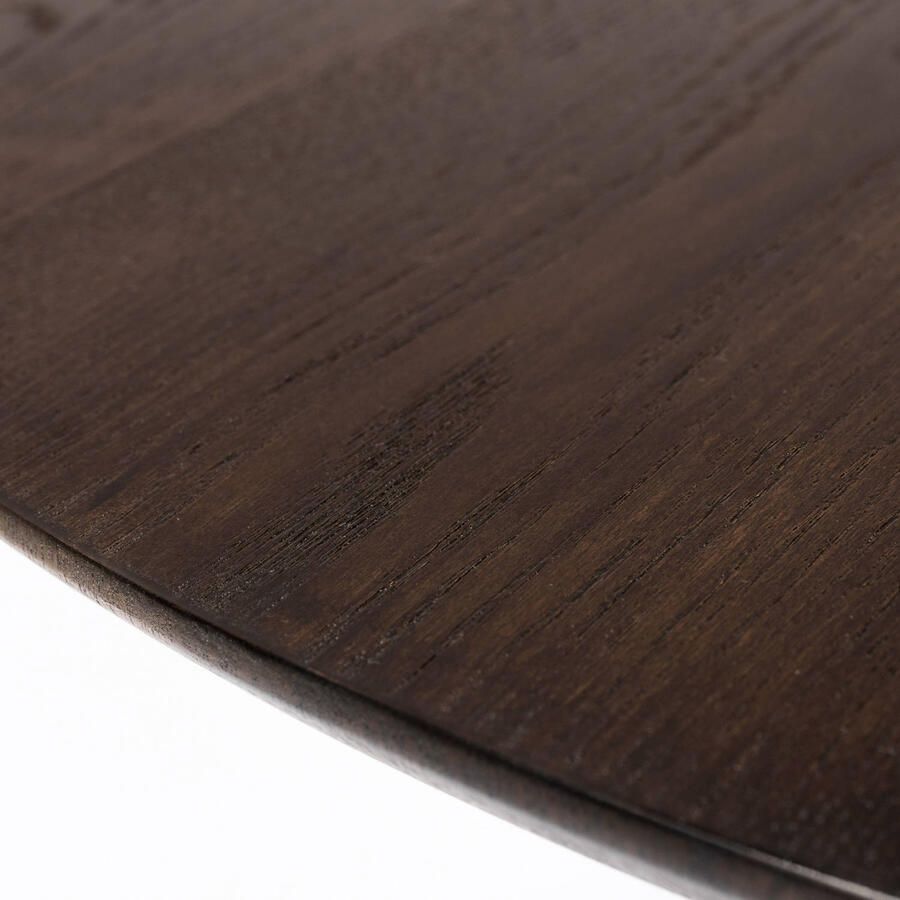 Housecraft Living Housecraft Raku Eettafel Hout 110 cm Bruin Zwart