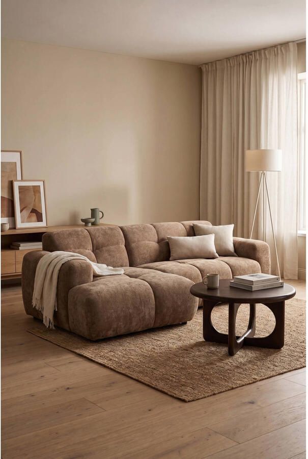 Housecraft living Vento 3 5-Zitsbank Links Bruin - Foto 3