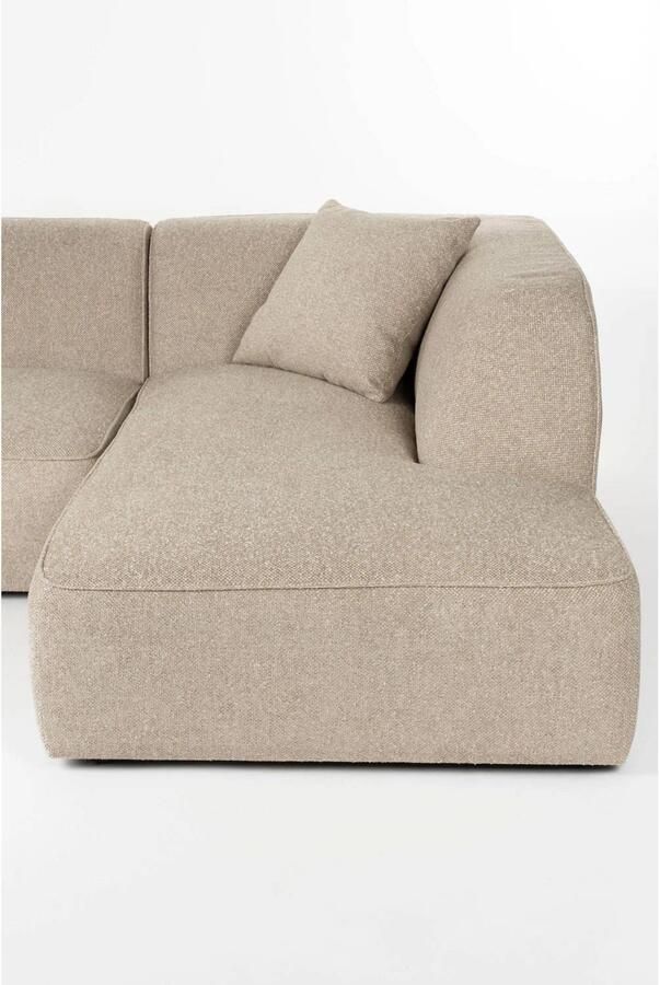 Housecraft living Tanja 4 5-Zitsbank Hoekbank Rechts Beige - Foto 2