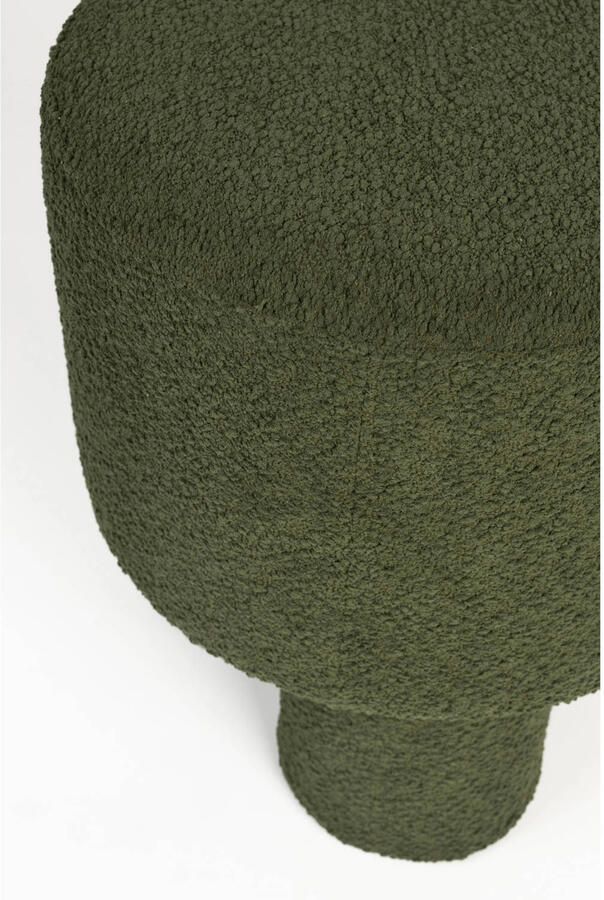 Housecraft Living Housecraft Marcos Kruk Poef Bouclé Groen - Foto 2