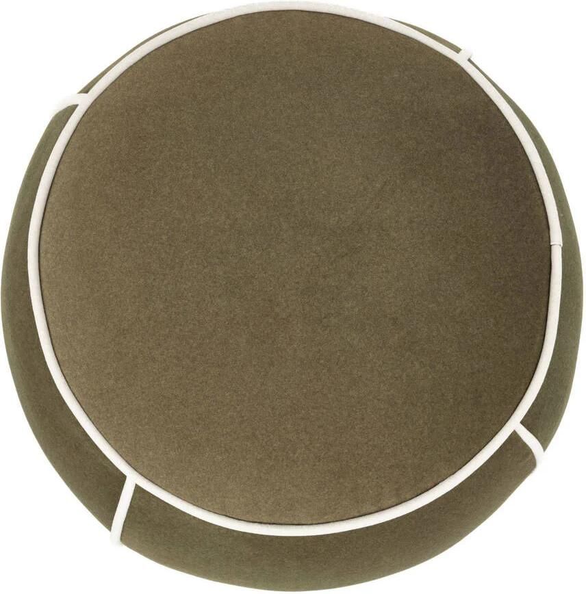 Housecraft Living Marina Poef Rond 45 cm Groen - Foto 3