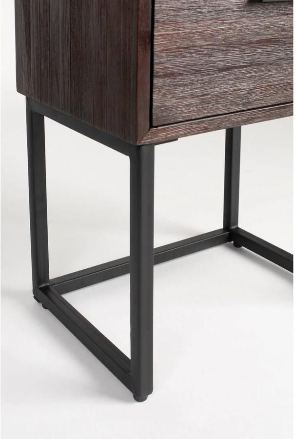 Housecraft Living Housecraft Webster Bijzettafel Nachtkastje Teak Hout Bruin - Foto 4