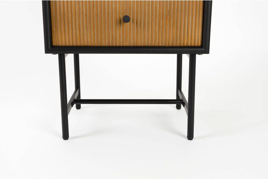 Housecraft Living Coztilla Kast| Opbergkast Hoog Zwart| Bruin