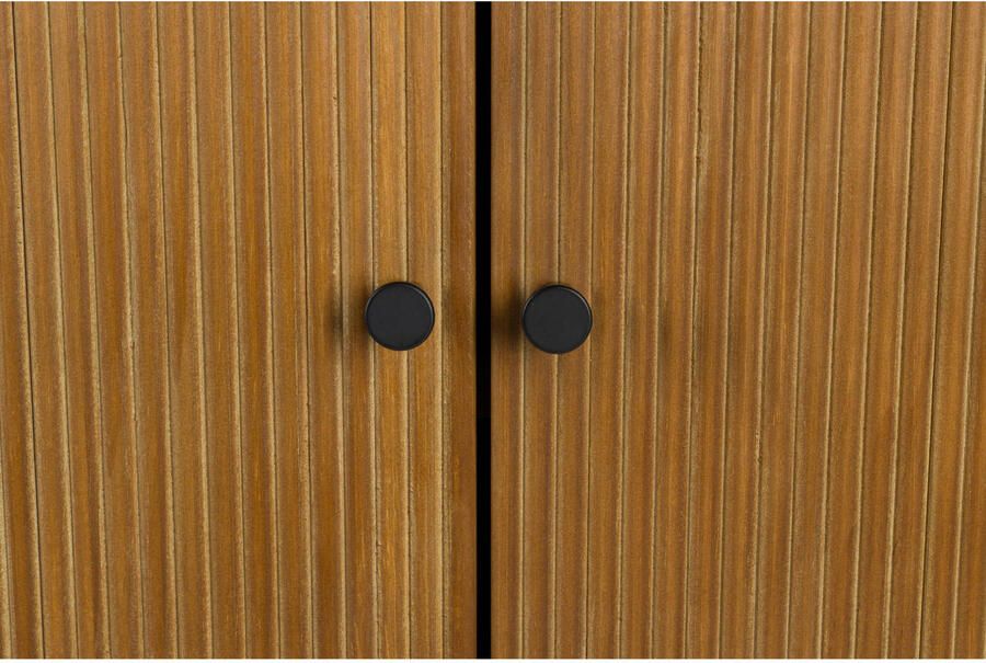 Housecraft Living Coztilla Kast| Opbergkast Laag Zwart| Bruin - Foto 2