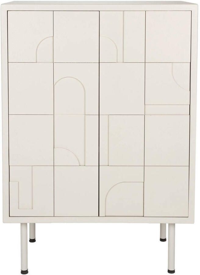 Housecraft living Feliz Lifestyle Funk Kast Opbergkast Laag Grijs - Foto 2