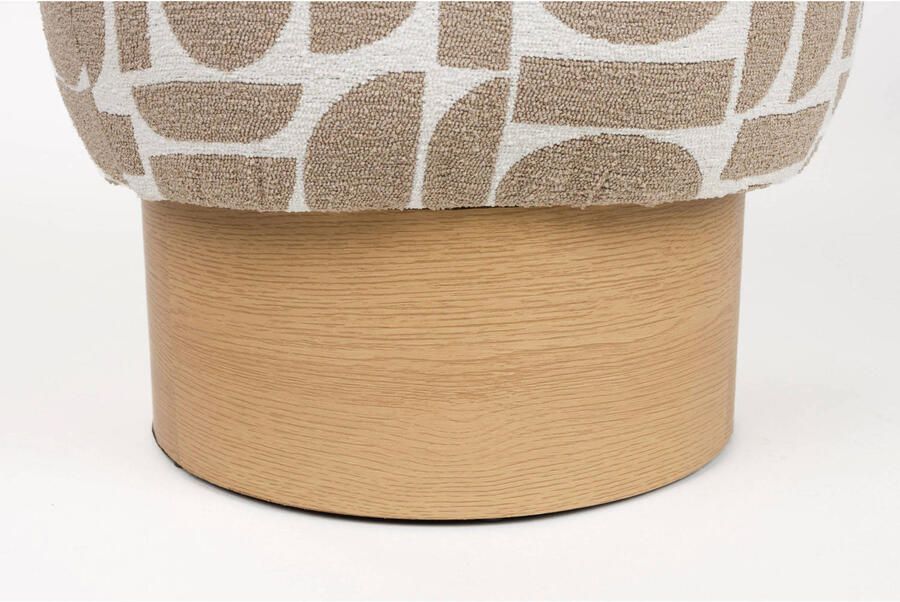 Housecraft Living Cyril Poef| Krukje Beige - Foto 3