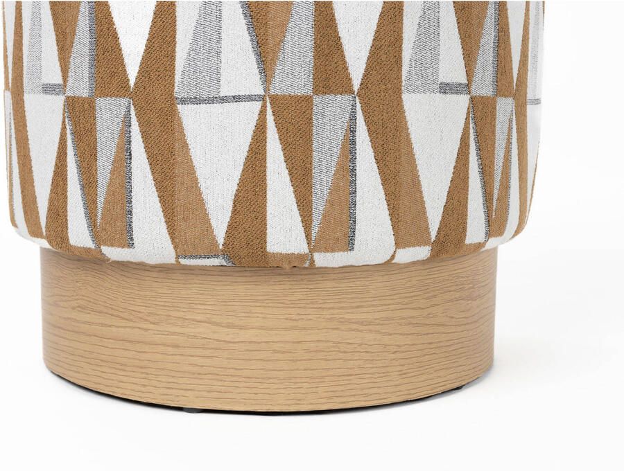 Housecraft living Feliz Lifestyle Ziggy Poef Kruk Beige - Foto 4