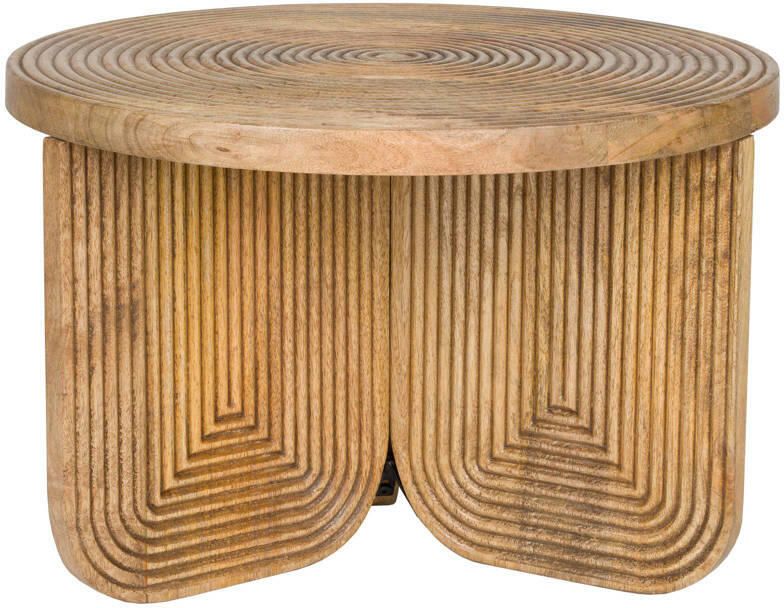 Housecraft living Feliz Lifestyle Maeze Salontafel Hout Rond 60 cm Bruin - Foto 3