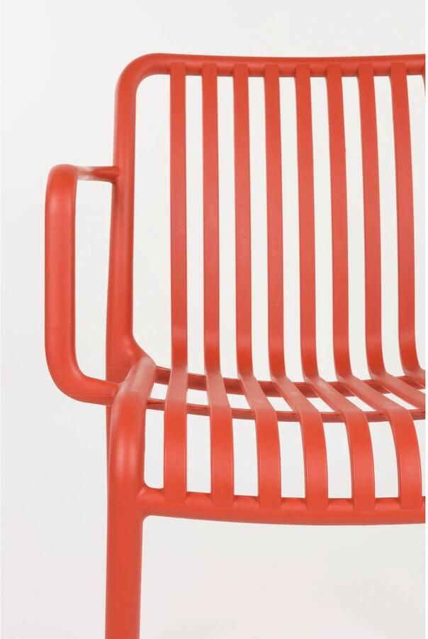 Housecraft Living Mante Tuinstoelen Terra| Rood Set van 4 - Foto 3