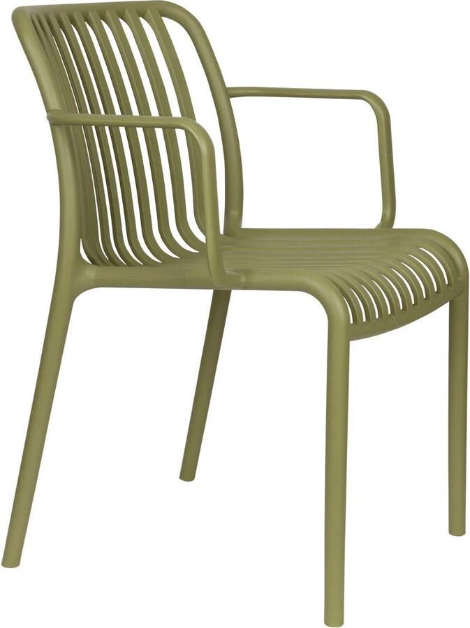 Housecraft Living Mante Tuinstoelen Groen Set van 4 - Foto 2