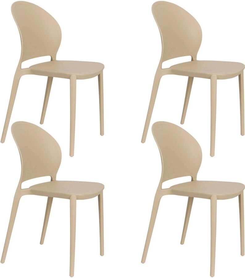 Housecraft Living tuinstoel Sjoerd (set van 4)