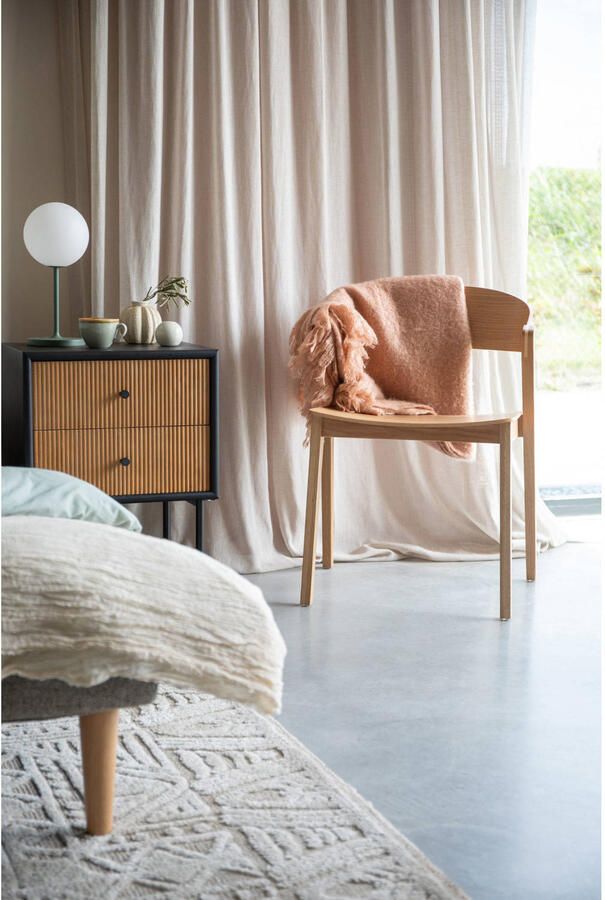 Housecraft Living Housecraft Maud Eetkamerstoelen met armleuning Roze Set van 2 - Foto 3