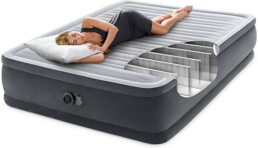 Intex Luchtbed Dura-Beam Deluxe Comfort Plush Queensize 152x203x46 cm - Foto 2