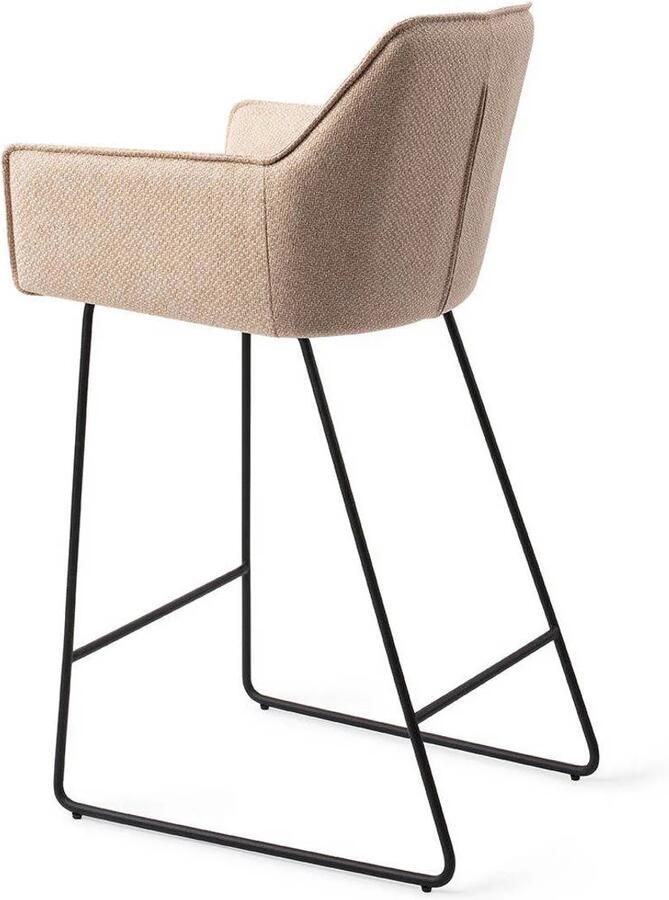 Jesper Home Barkruk Hofu Slide Black Wild Walnut (zithoogte 65cm) - Foto 2
