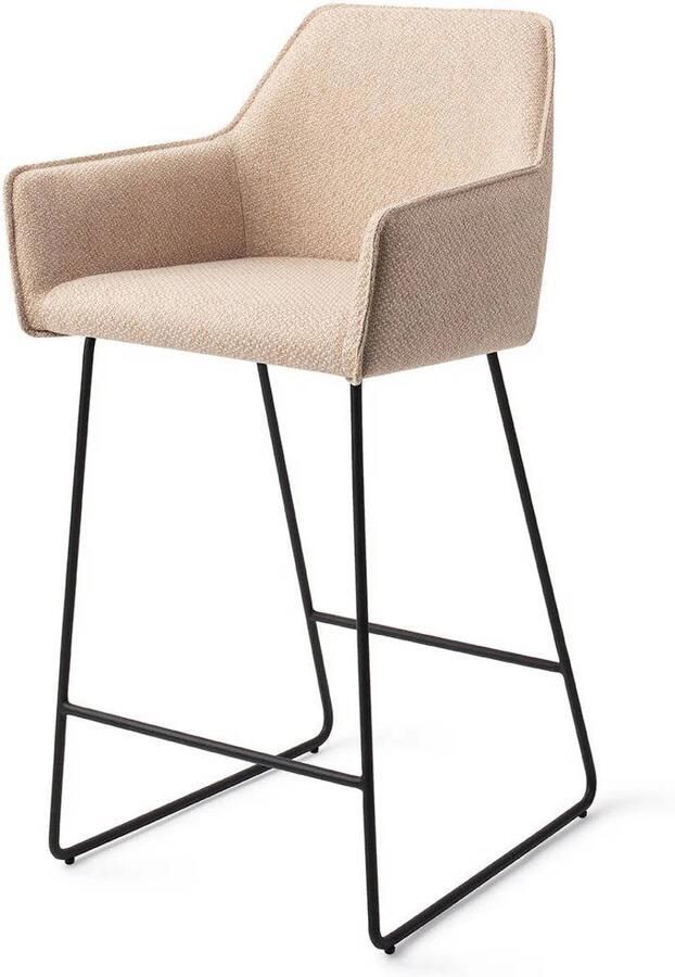 Jesper Home Barkruk Hofu Slide Black Wild Walnut (zithoogte 65cm) - Foto 3
