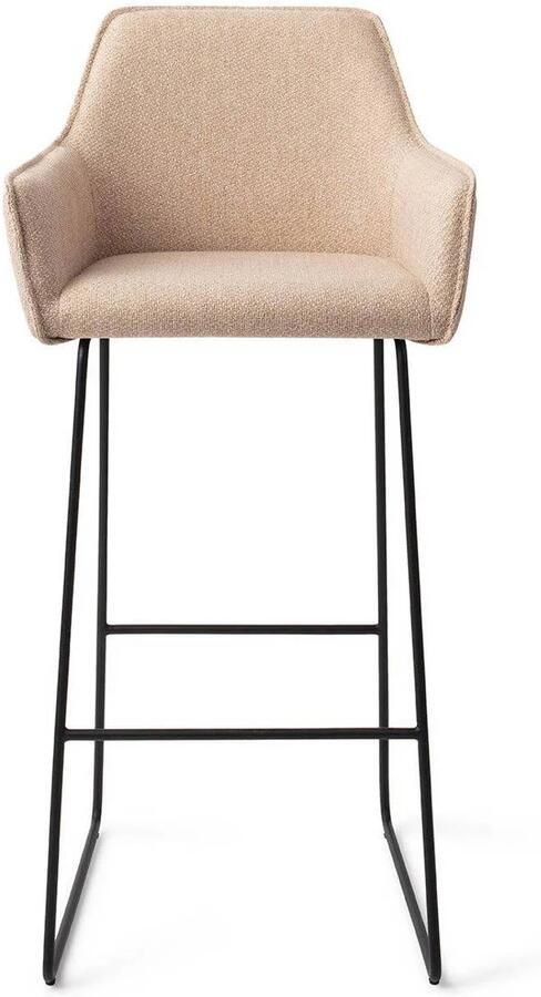 Jesper Home Barkruk Hofu Slide Black Wild Walnut (zithoogte 75cm)