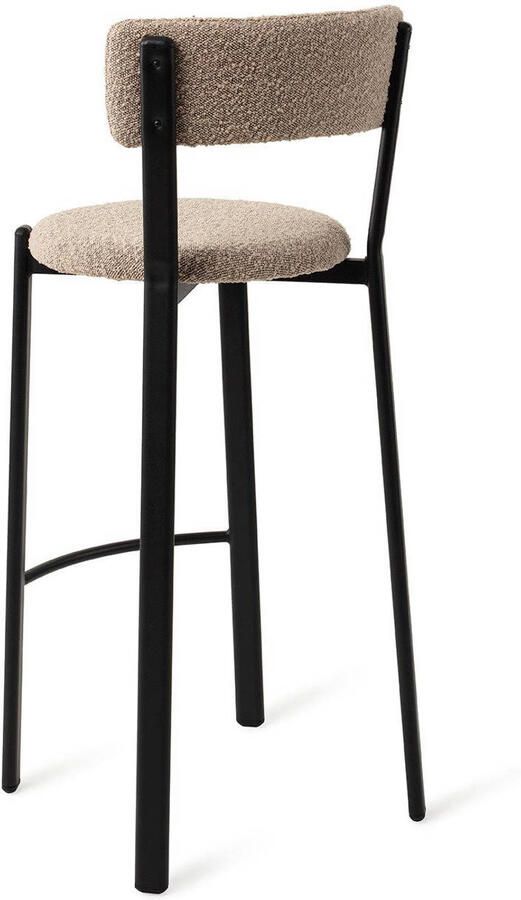 Jesper Home Barkruk Obu Bouclé Very Dromedary (zithoogte 75cm)