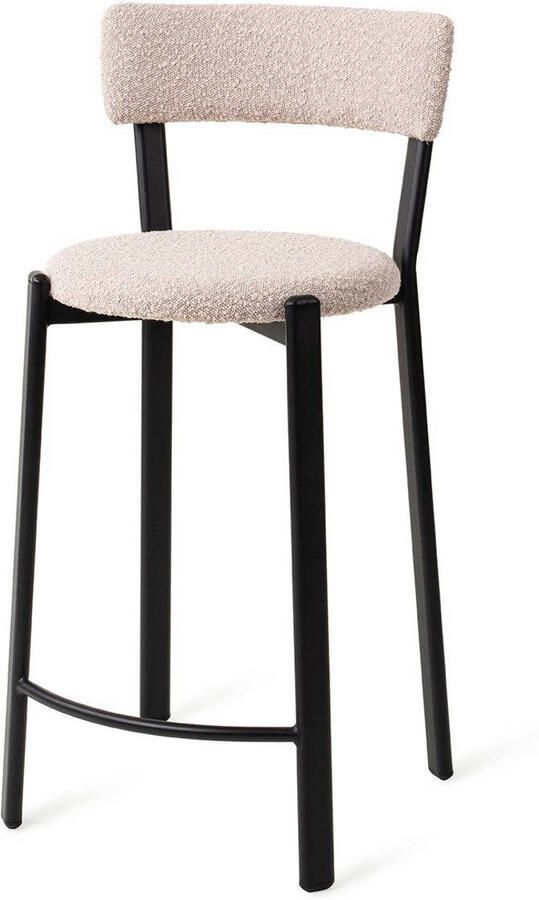 Jesper Home Barkruk Obu Bouclé Blush (zithoogte 65cm) - Foto 2