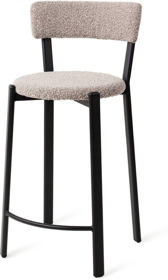 Jesper Home Barkruk Obu Bouclé Raccoon (zithoogte 65cm) - Foto 2