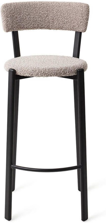 Jesper Home Barkruk Obu Bouclé Raccoon (zithoogte 75cm) - Foto 3