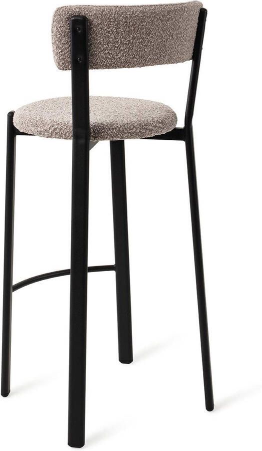 Jesper Home Barkruk Obu Bouclé Raccoon (zithoogte 75cm) - Foto 2